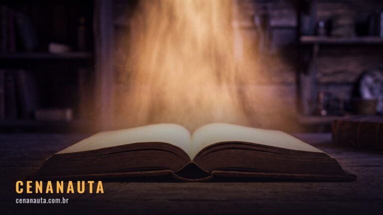 Melhores séries baseadas em livros: livro aberto com luz saindo das páginas
