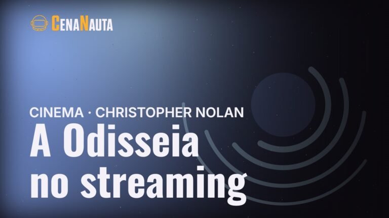 Arte do Cenanauta sobre A Odisseia, de Christopher Nolan, e a chegada ao streaming