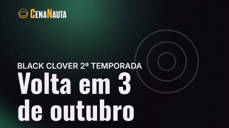 Black Clover segunda temporada estreia em 3 de outubro de 2026