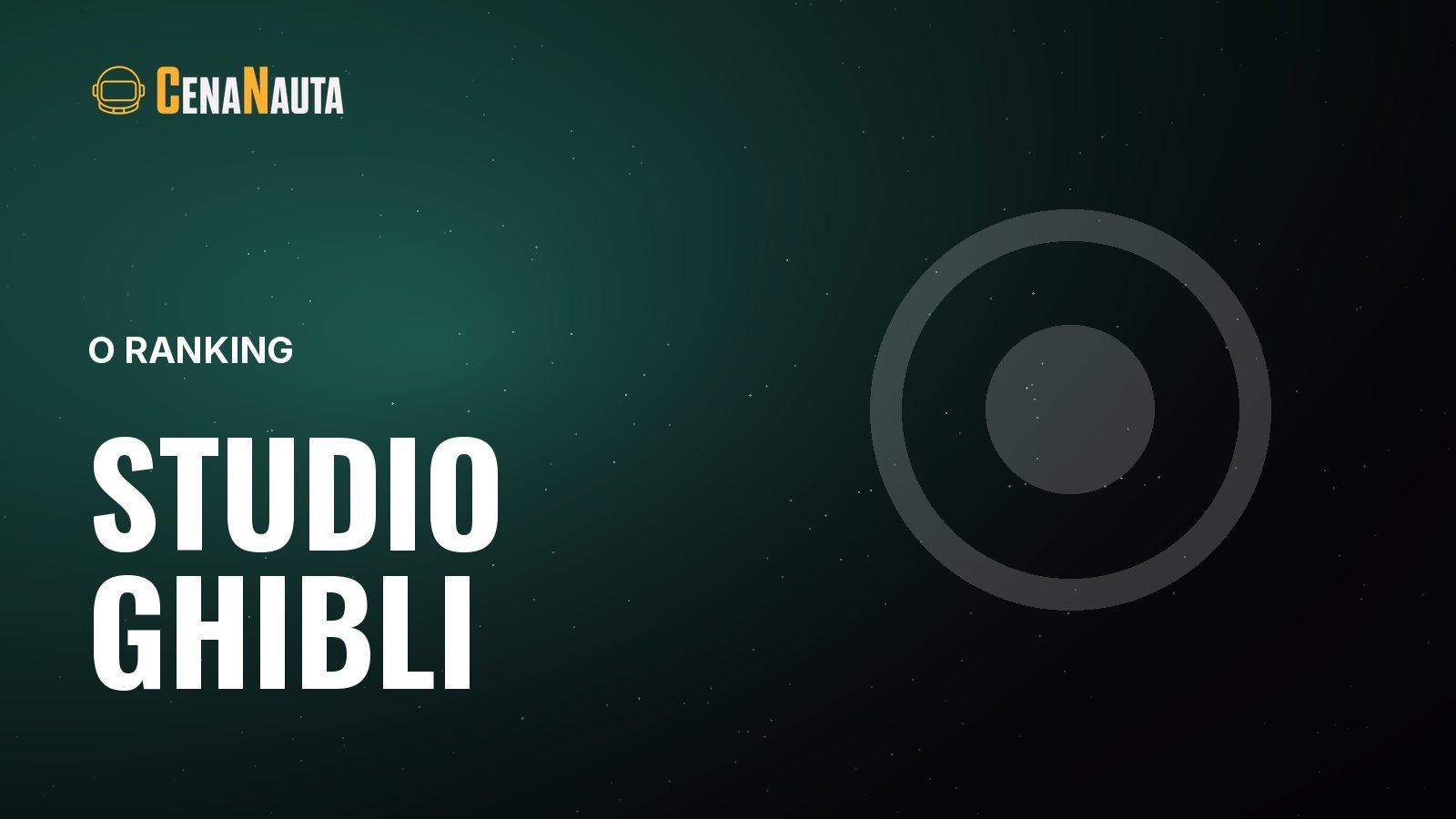 Capa do artigo do Cenanauta sobre filmes do studio ghibli ranking