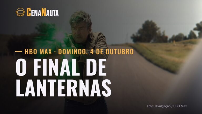 Hal Jordan usa o anel do Lanterna Verde em cena da série Lanternas, do HBO Max