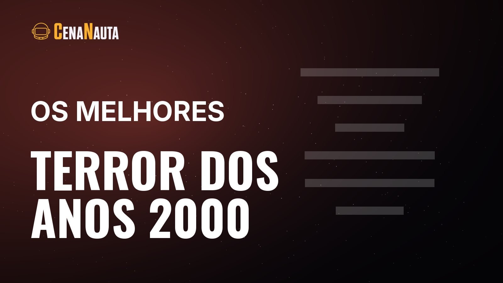 Os melhores filmes de terror dos anos 2000, a década mais estranha do gênero