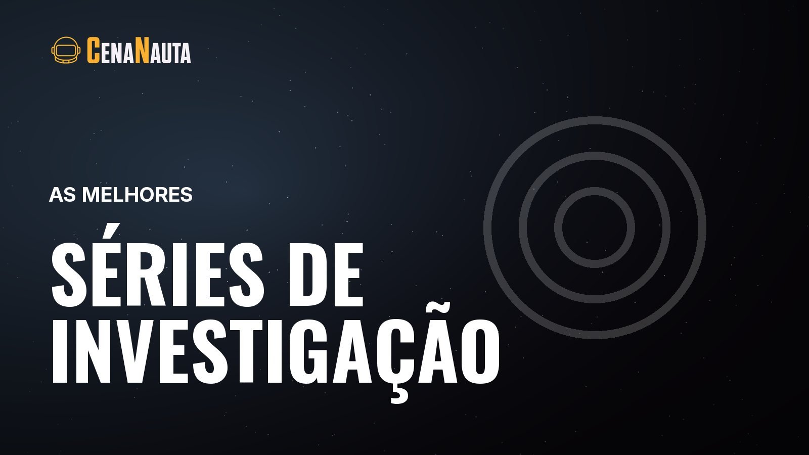 Capa do artigo sobre as melhores séries de investigação