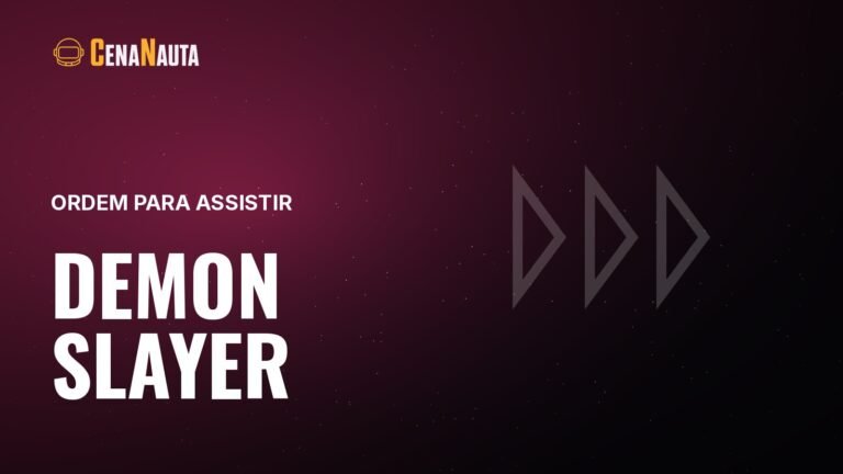 Capa do artigo do Cenanauta sobre ordem para assistir demon slayer