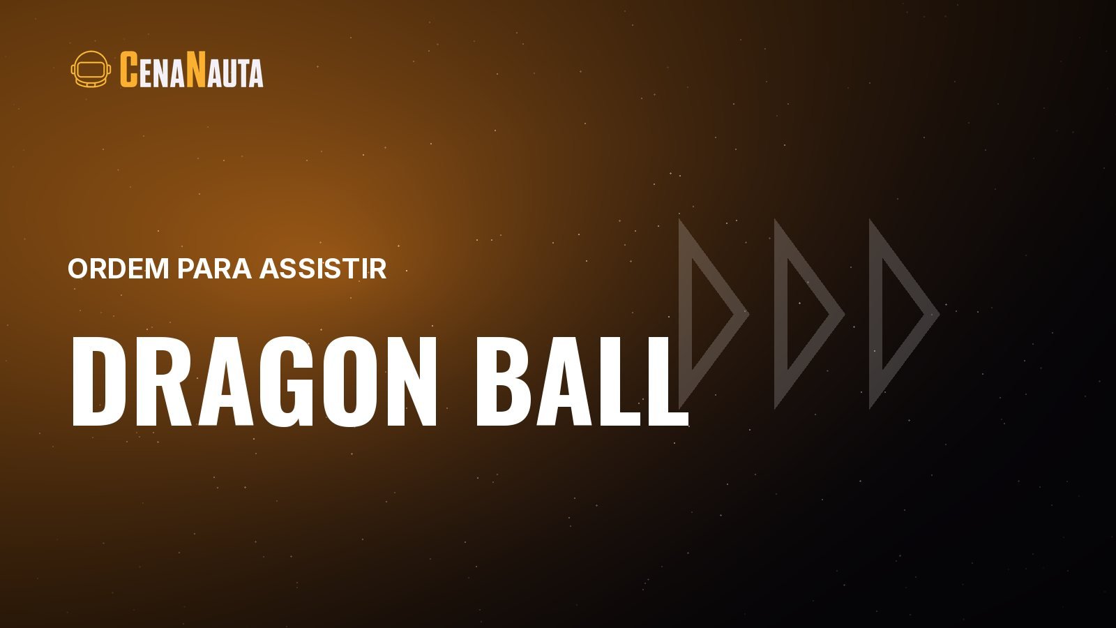 Capa do artigo do Cenanauta sobre ordem para assistir dragon ball