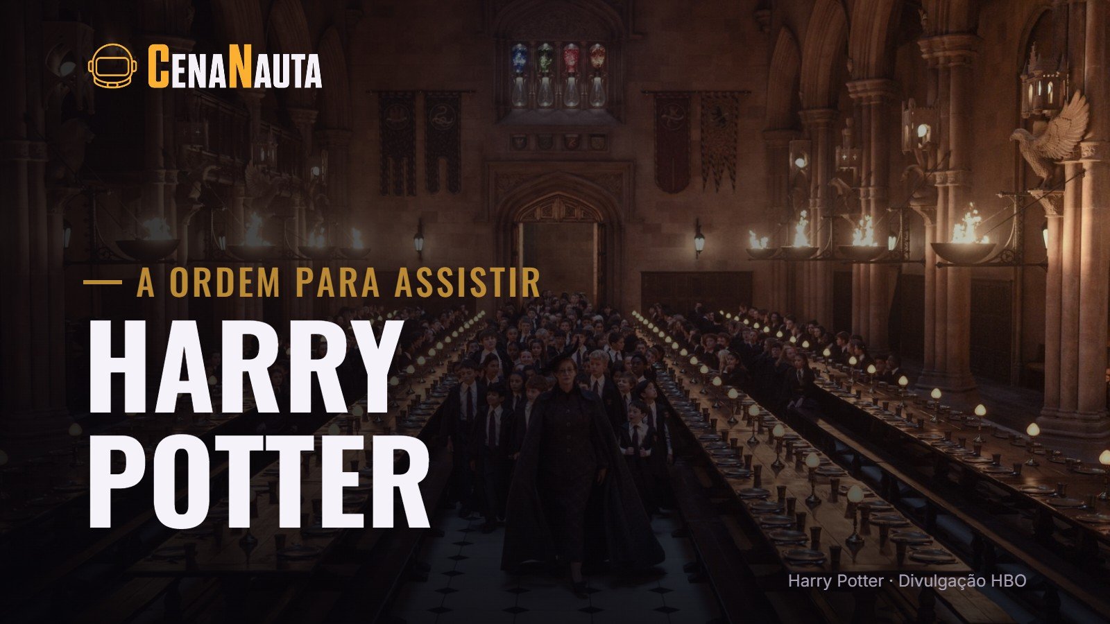 Ordem para assistir Harry Potter: o Salão Principal de Hogwarts na série da HBO