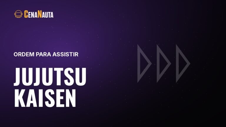 Capa do artigo do Cenanauta sobre ordem para assistir jujutsu kaisen