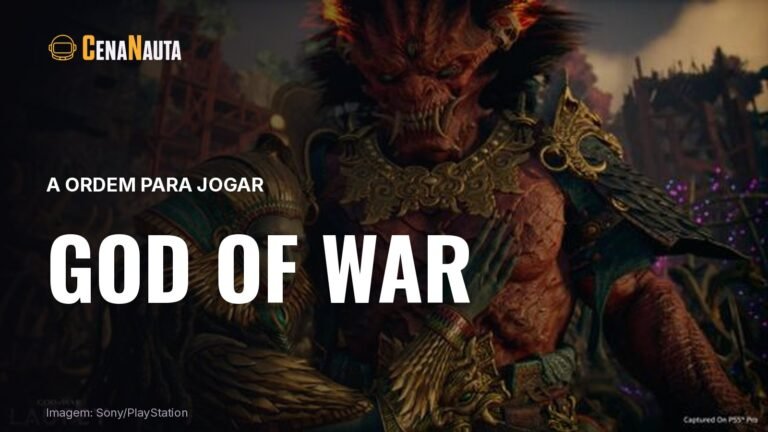 Capa do artigo do Cenanauta sobre ordem para jogar god of war