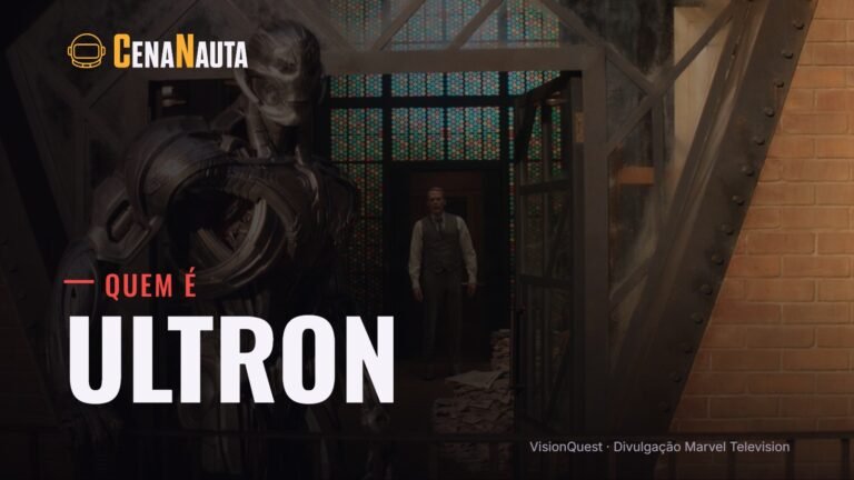 Quem é Ultron: o corpo do robô em cena de VisionQuest