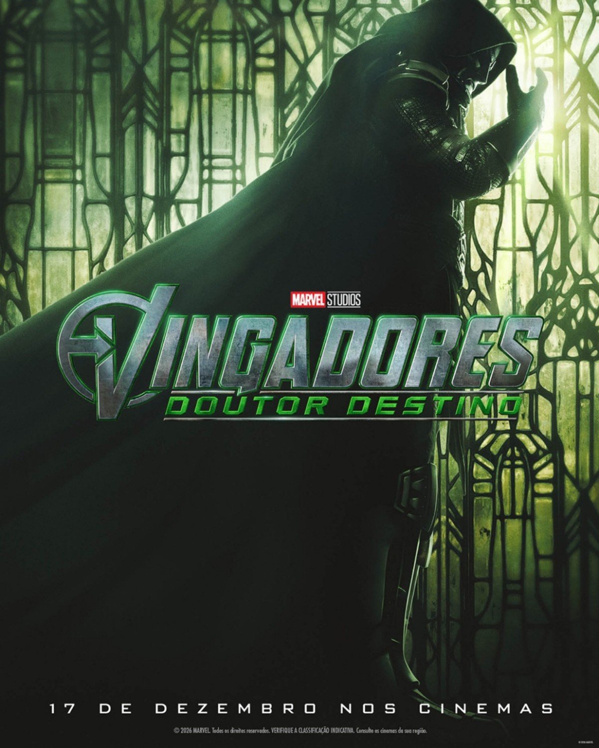Pôster oficial de Vingadores: Doutor Destino