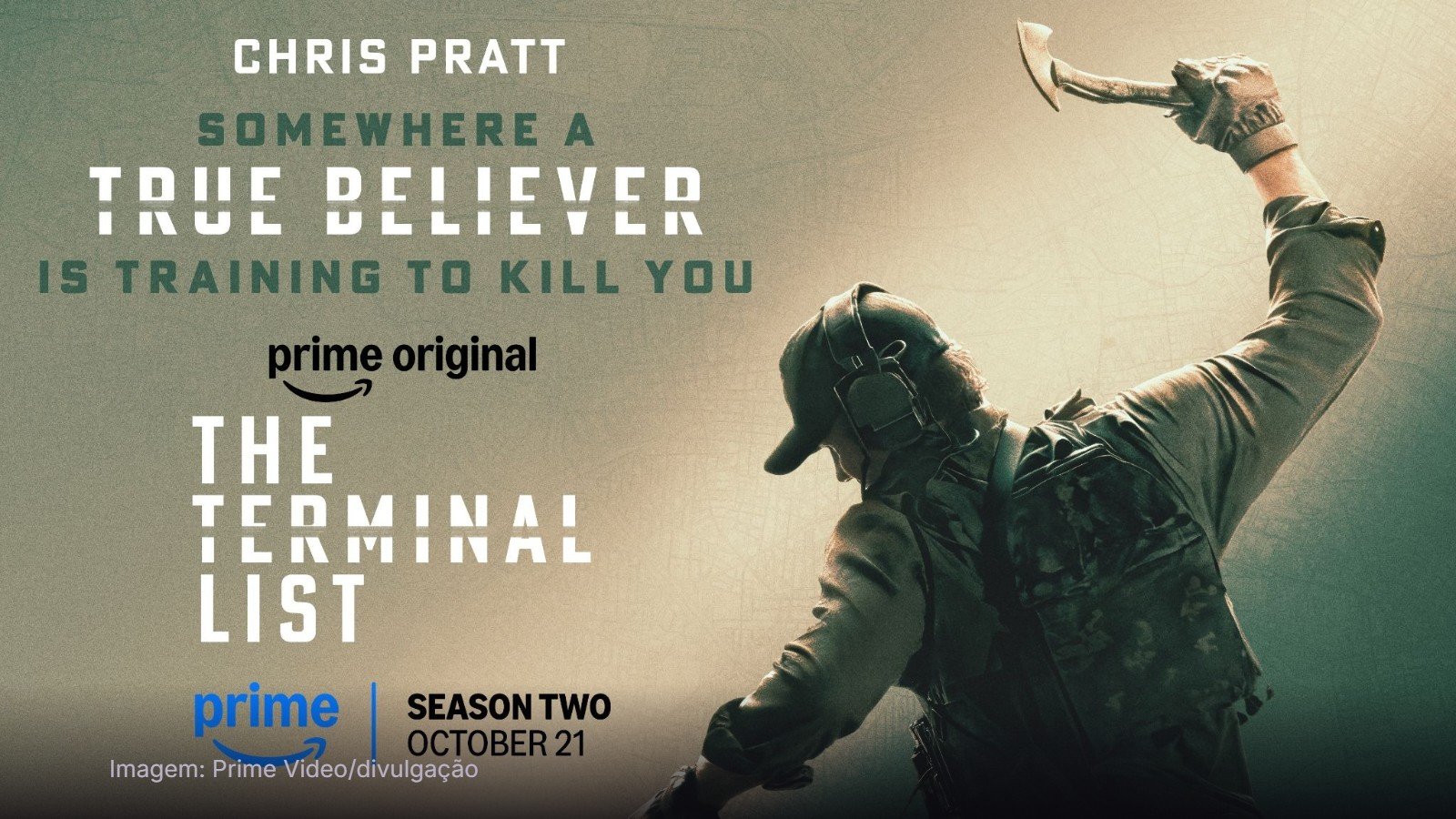 Pôster da 2ª temporada de A Lista Terminal, baseada no livro True Believer
