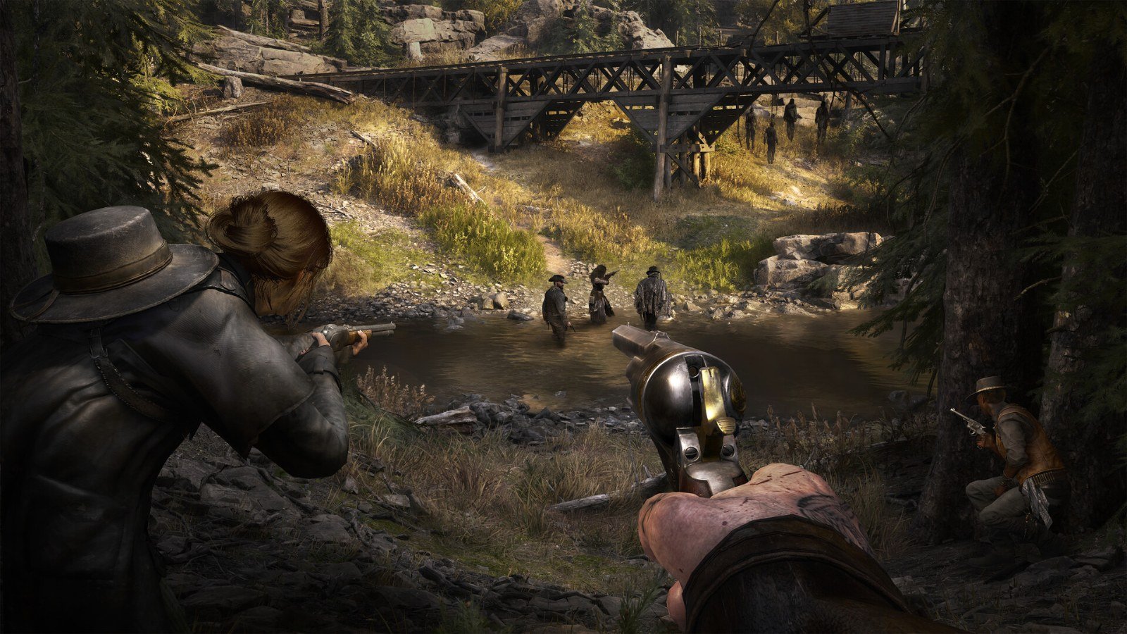 Cena de Hunt: Showdown 1896, um dos jogos da PS Plus Essential de outubro