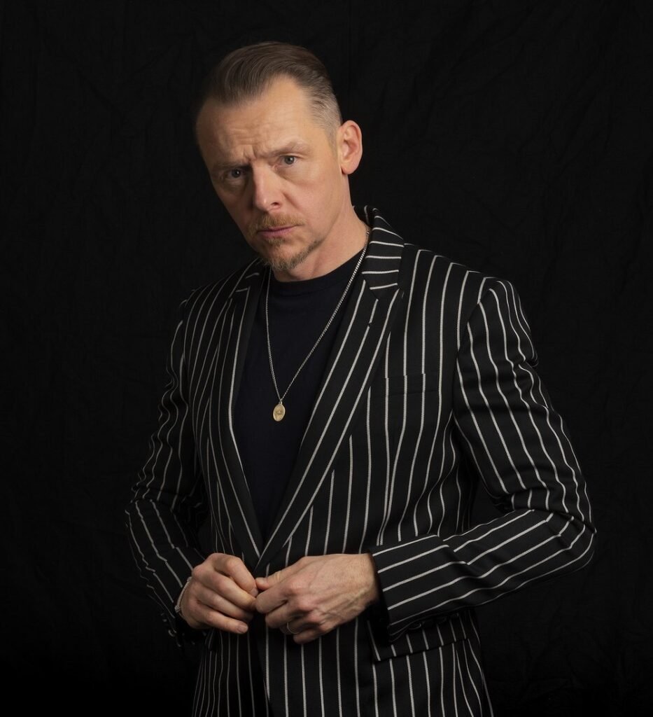 Simon Pegg, que dá voz ao Balrog em Os Anéis de Poder